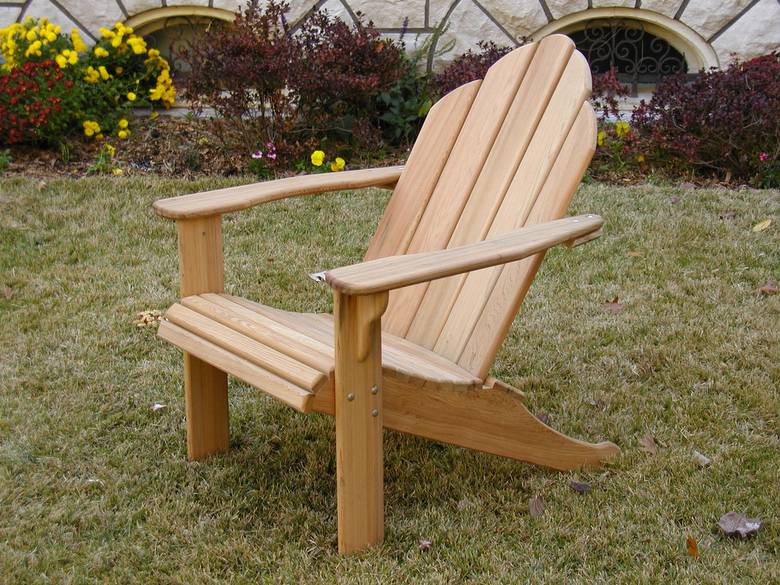 Adirondack Chair / Classic Adirondack chair constructed out of reclaimed old-growth cypress